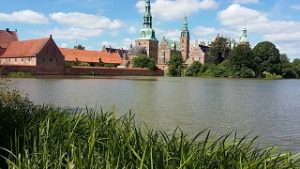 The 17th-century Frederiksborg Castle in Hillerød Denmark north of Copenhagen
