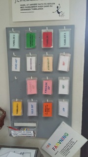 Saettedammen Wash room washing labels