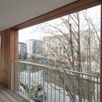 view of regents canal london flat share from balcony