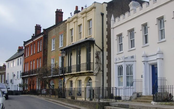 Photo of terraced houses in Islelworth Hounslow Houses