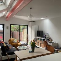 Tv Space And Trashed Garden