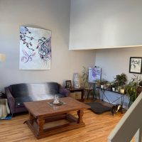 Large well decorated living room in spacious house share