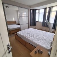 Double room with two windows and mirror wardrobe