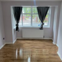 Room with polished floor and no furniture