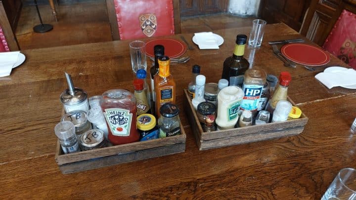 Charterhouse Alms Houses Dining Room Condiments Sml